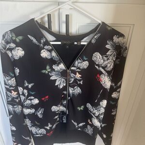 Ted Baker Steyani Narrnia Zip Cardigan